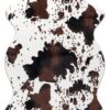 Faux Cowhide Rug Cute Cow Print Rug Area Rug Fun Western Room Decor for Bedroom Living Room Non-Slip (3.6ft x 2.4ft)