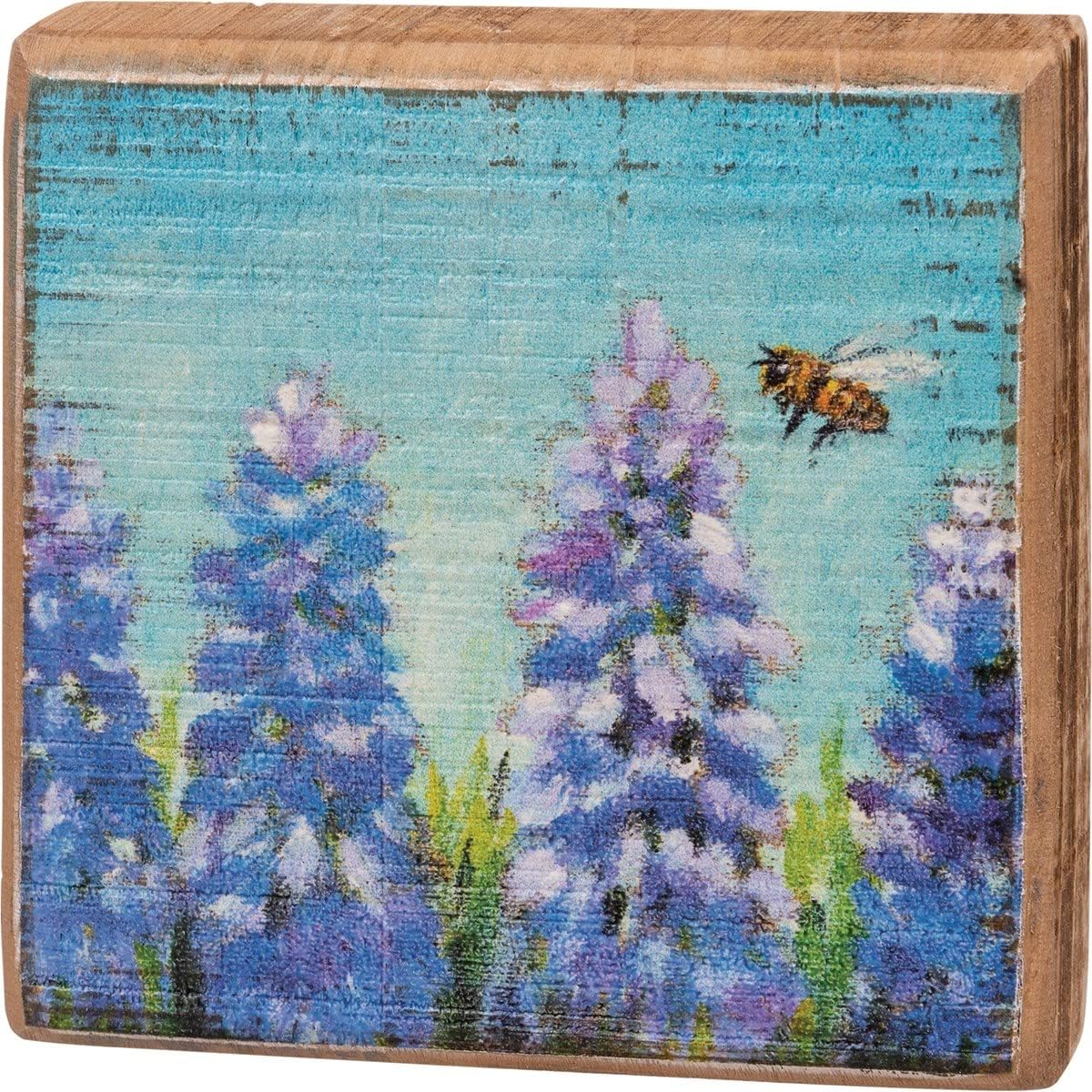 Primitives by Kathy Bluebells Home Dcor Sign