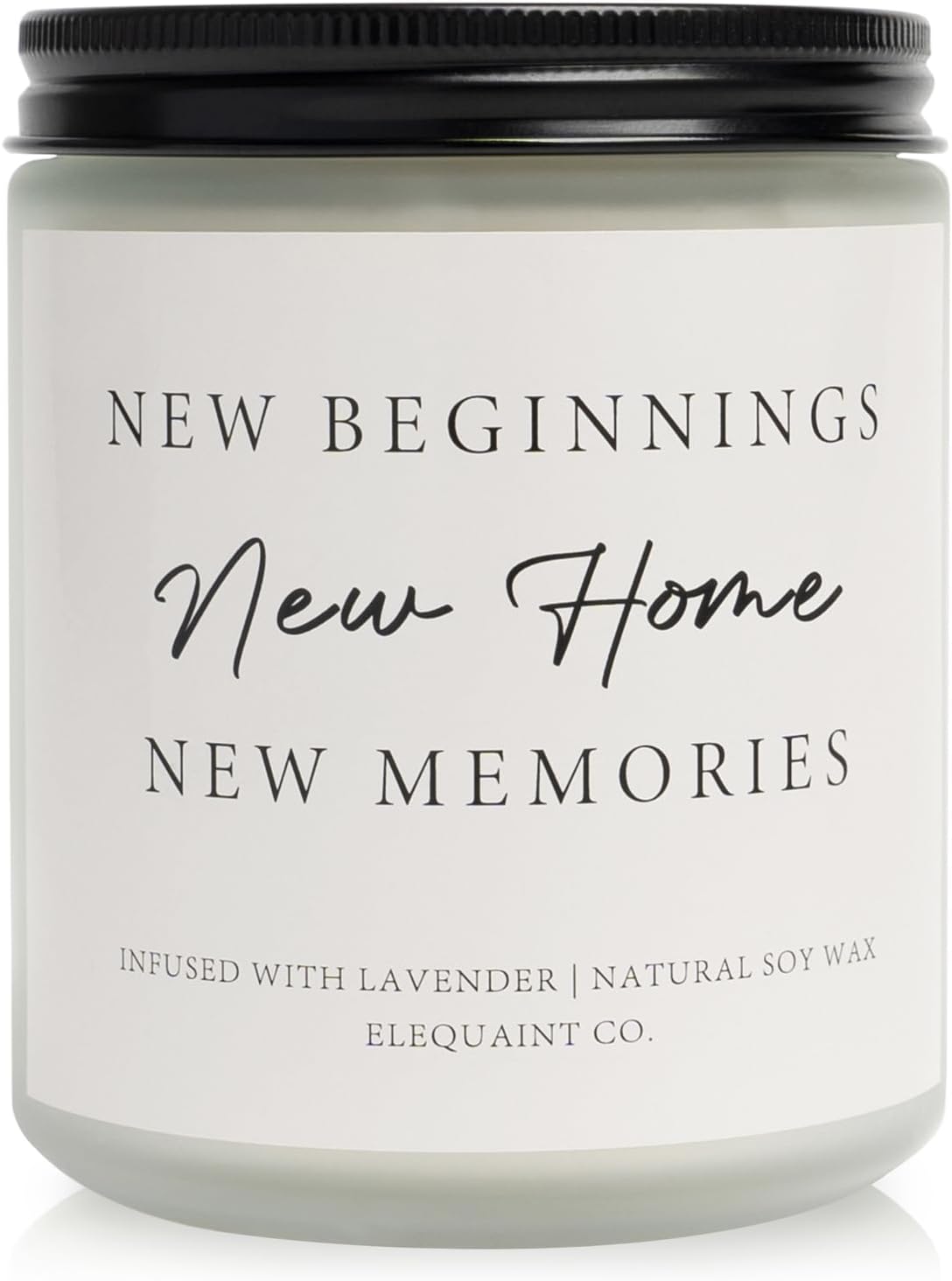 House Warming Gifts - Lavender Scented Candle for New Home, Housewarming Decoration Ideas for Friend, Women, Men