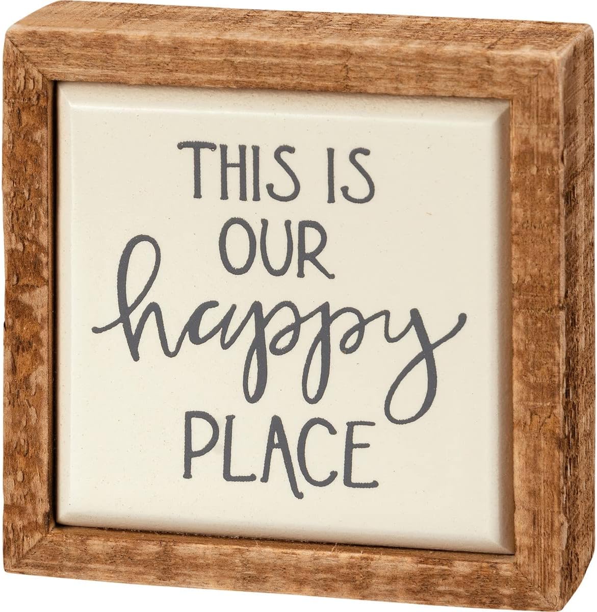 Primitives by Kathy This Is Our Happy Place Home Dcor Sign