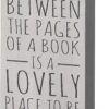 Barnyard Designs 'Between the Pages' Wooden Box Sign Motivational Desk Decor, Primitive Decor Office Desk Decorations for Women Office Bathroom Shelf Decor, Inspirational Desk Decor, 15 x 10cm