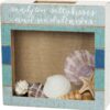 Primitives by Kathy Home Dcor Shell Holder, 10" Square x 2.25", Multicolor