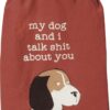 Primitives by Kathy Cotton Dish Towel Set - Dog Design, Kitchen/Bathroom Decor, Tea Towels, 28"x28"