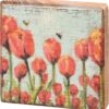 Primitives by Kathy Red Tulips Home Dcor Sign