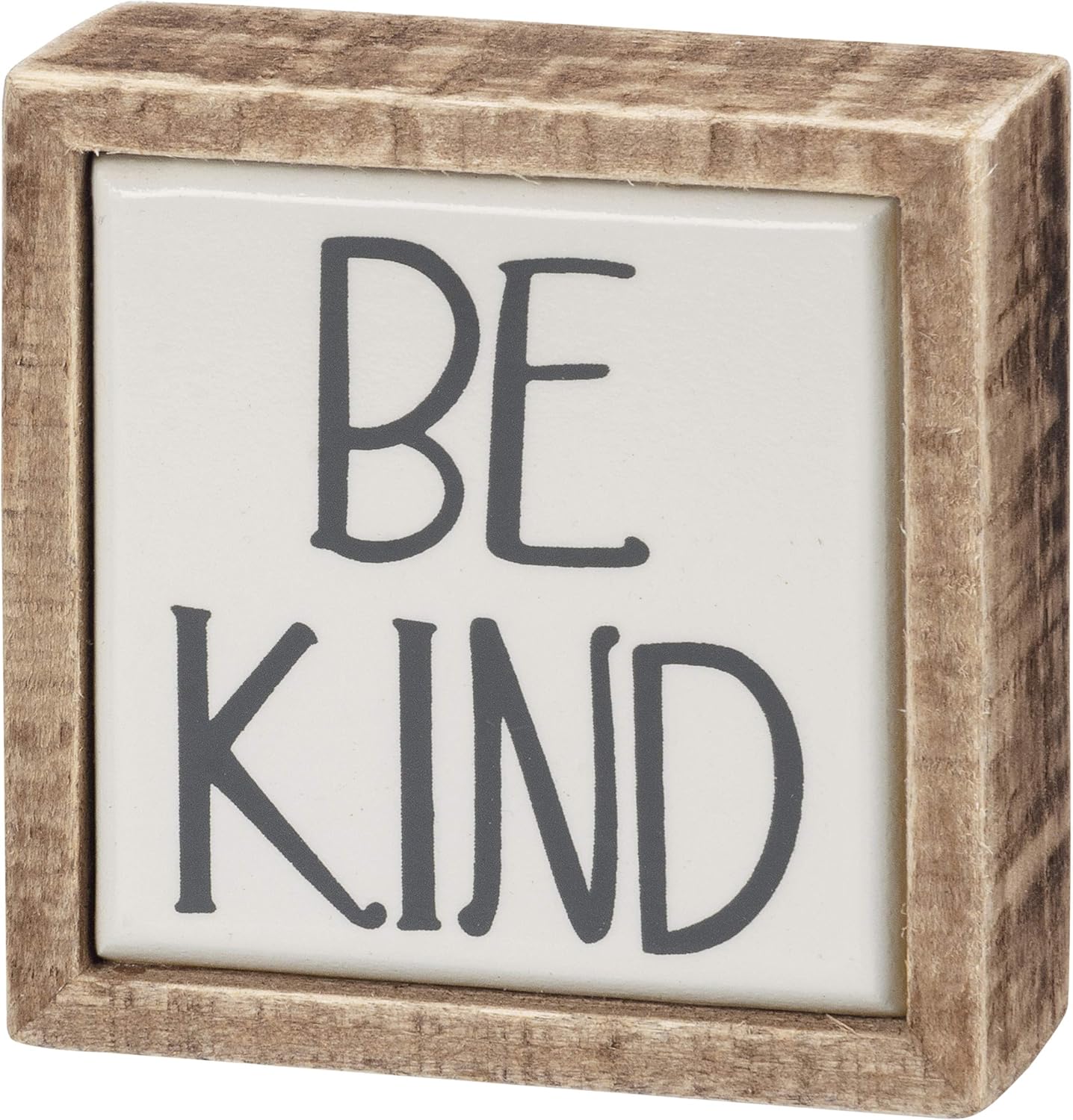 Be Kind Box Sign Mini,White